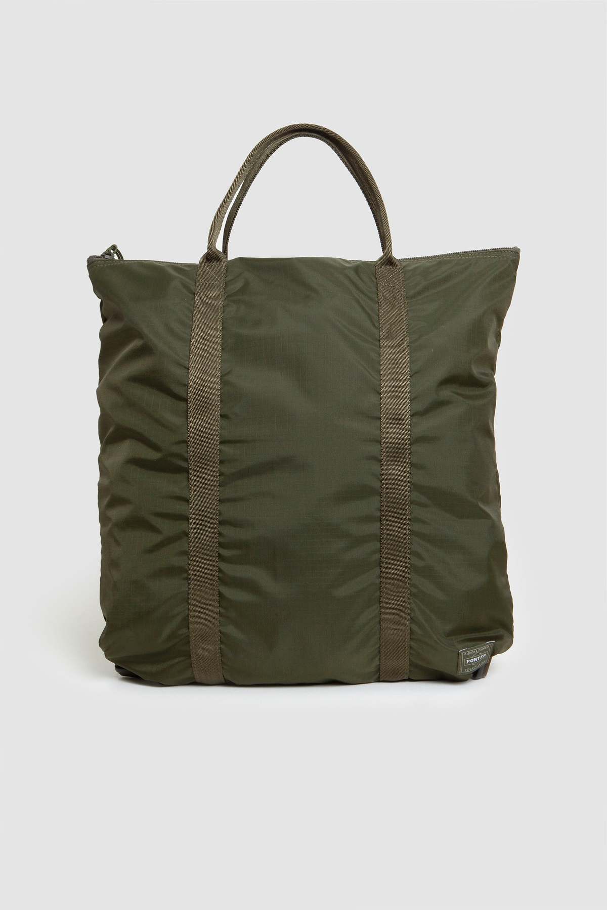 Porter Yoshida Flex 2Way Tote Bag - Olive Drab - Image 1 of 5