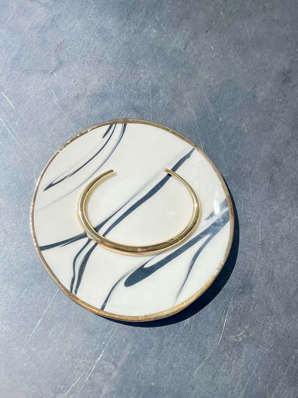 Gabriela Artigas Classic Tusk Cuff - Yellow Gold | Garmentory