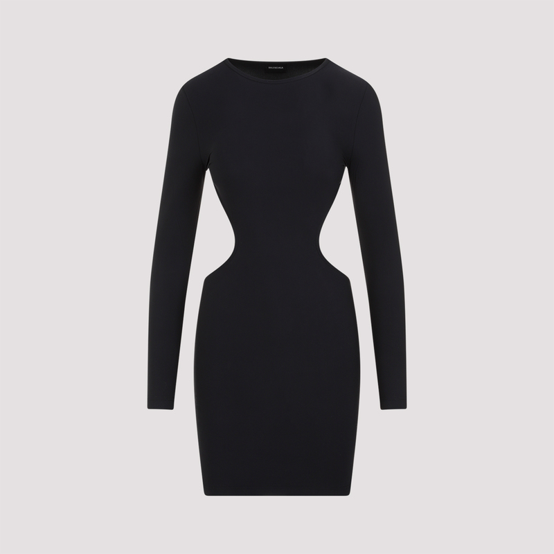Balenciaga Cut Out Mini Dress - Black | Garmentory Balenciaga Cut Out Mini Dress - Black | Garmentory