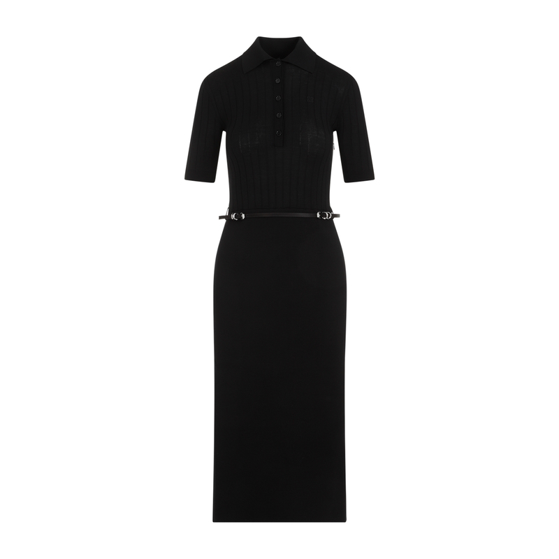 Givenchy Voyou Belt Long Polo Dress | Garmentory