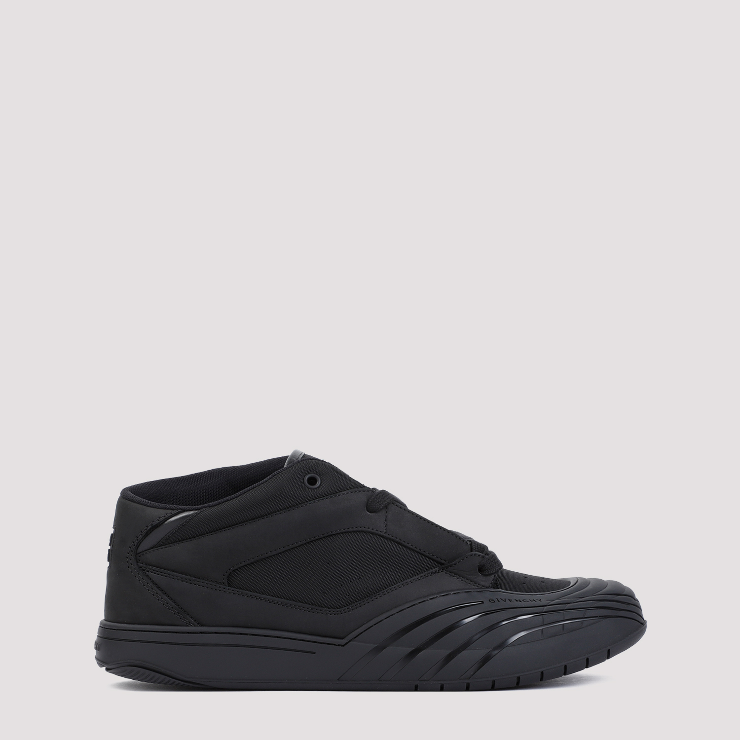 セールでお得★GIVENCHY★ニューライン ミッドトップ スニーカー GIVENCHY New Line Men Shoes Mid Top Sneakers - Black