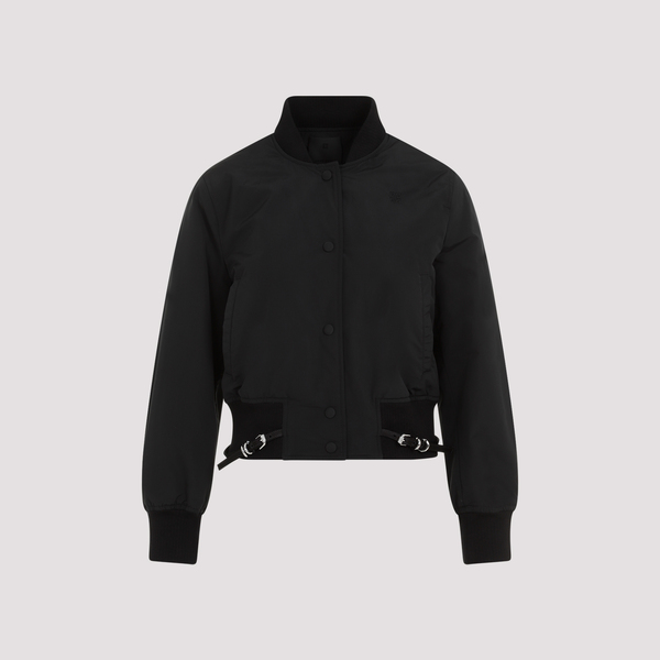 ジバンシィ Givenchy Long Sleeve With Attached Belt Blouson GIVENCHY Long Sleeve With Attached Belt Blouson - Black