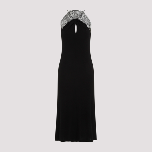 black and white peter pan collar dress Little Black Dress with White Pointed “Peter Pan” Collar – MyDearCloset main image 1