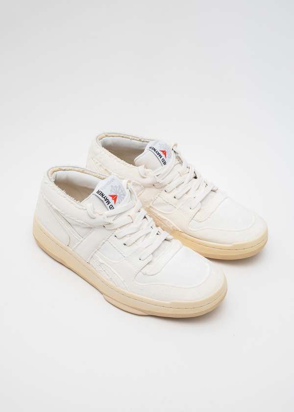 Hed Mayner X Reebok Cut Sneakers - Washed White | Garmentory