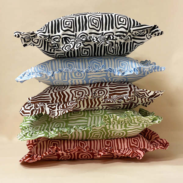 KJP Studio Athena Cushion Cover - Brick KJP Studio Athena Cushion Cover - Brick