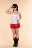 Vintage Select Misc Y2k Lace Up Bustier Top - White - Thumbnail 2