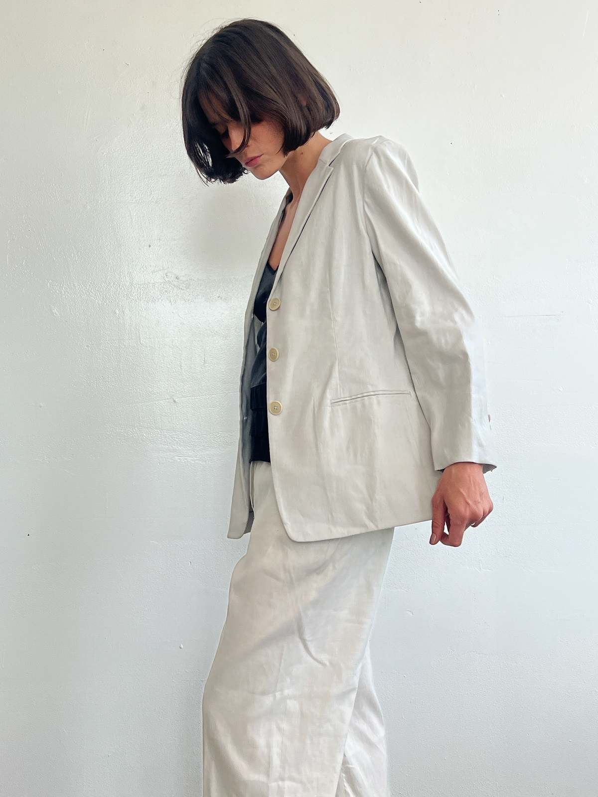 Vintage Ralph Lauren Linen Suit - Cloud | Garmentory