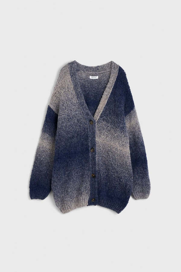 Rodebjer Alai Knitted Cardigan - Utility Blue Rodebjer Alai Knitted Cardigan - Utility Blue