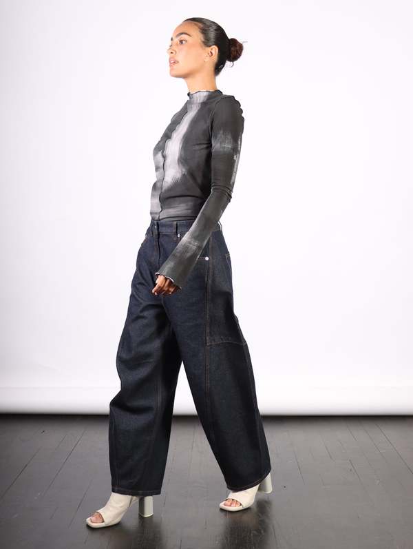 Tibi Petite Sid Jeans - Indigo Denim