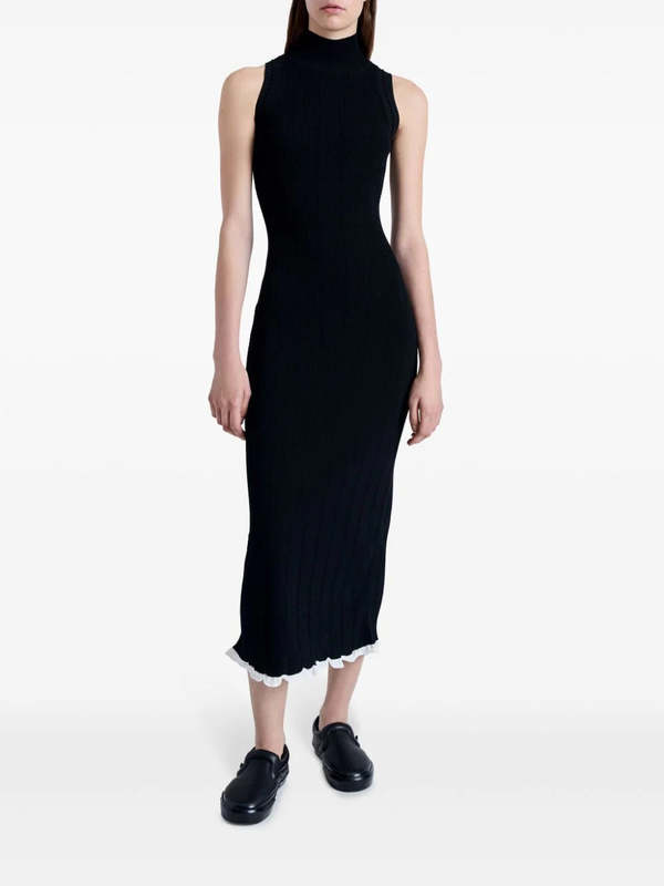 Proenza Schouler Kim Knit Dress - Black | Garmentory