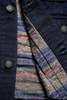 Pure Blue Japan Double Face Indigo Stripe Type 2 Jacket - Blue - Thumbnail 4