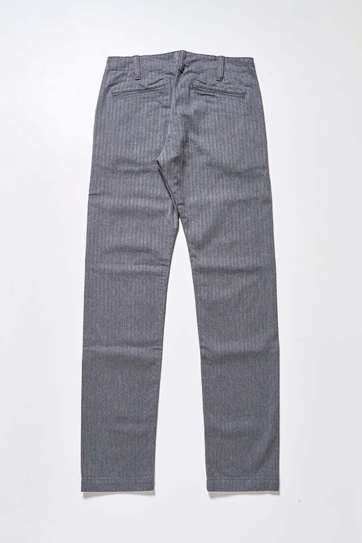 パンツ PATOU GREY HERRINGBONE REGULAR TROUSERS Grey Herringbone Wide Leg Trousers – Ro&Zo