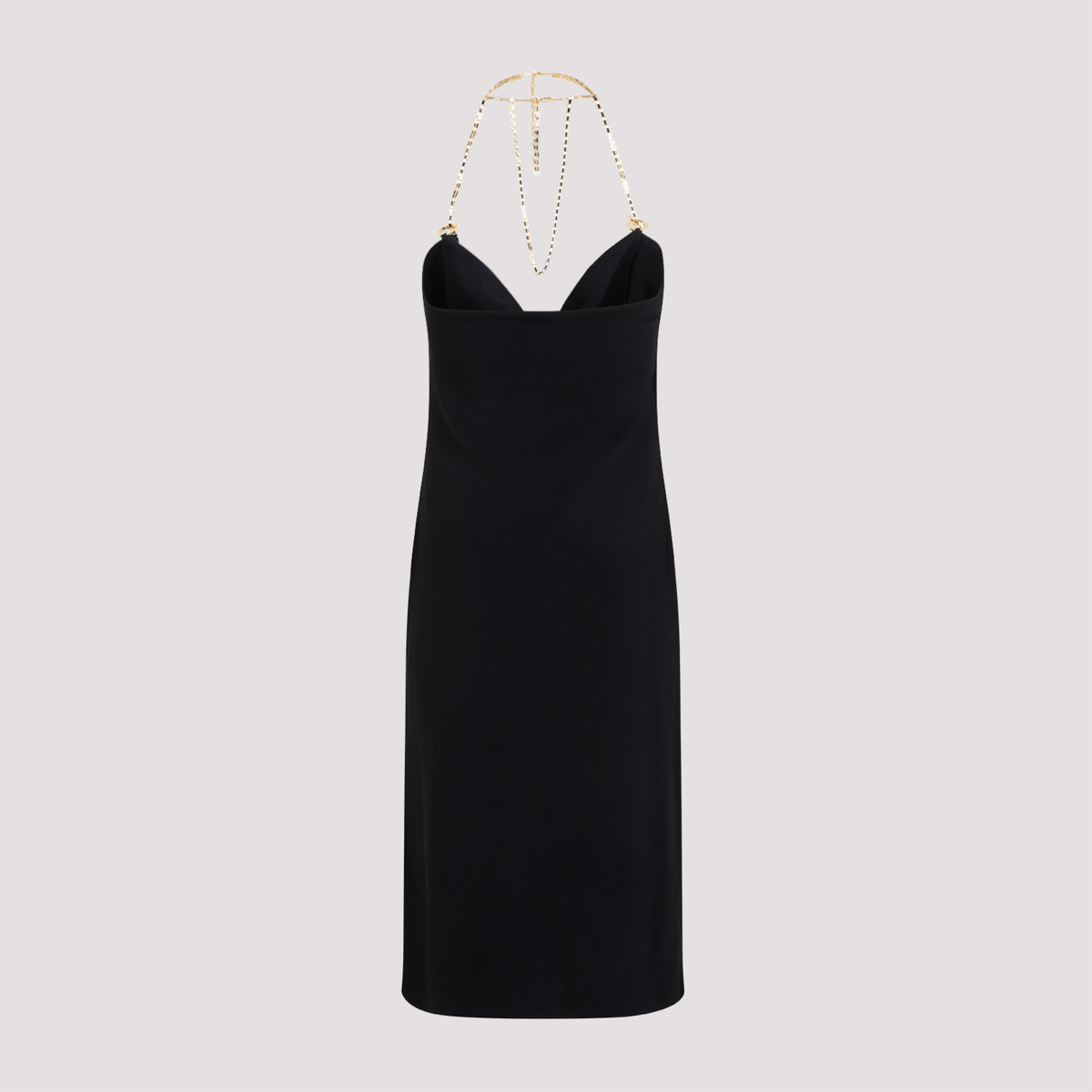 ワンピース BOTTEGA VENETA Black Viscose Blend Dress BOTTEGA VENETA Viscose Midi Dress - Black | Garmentory