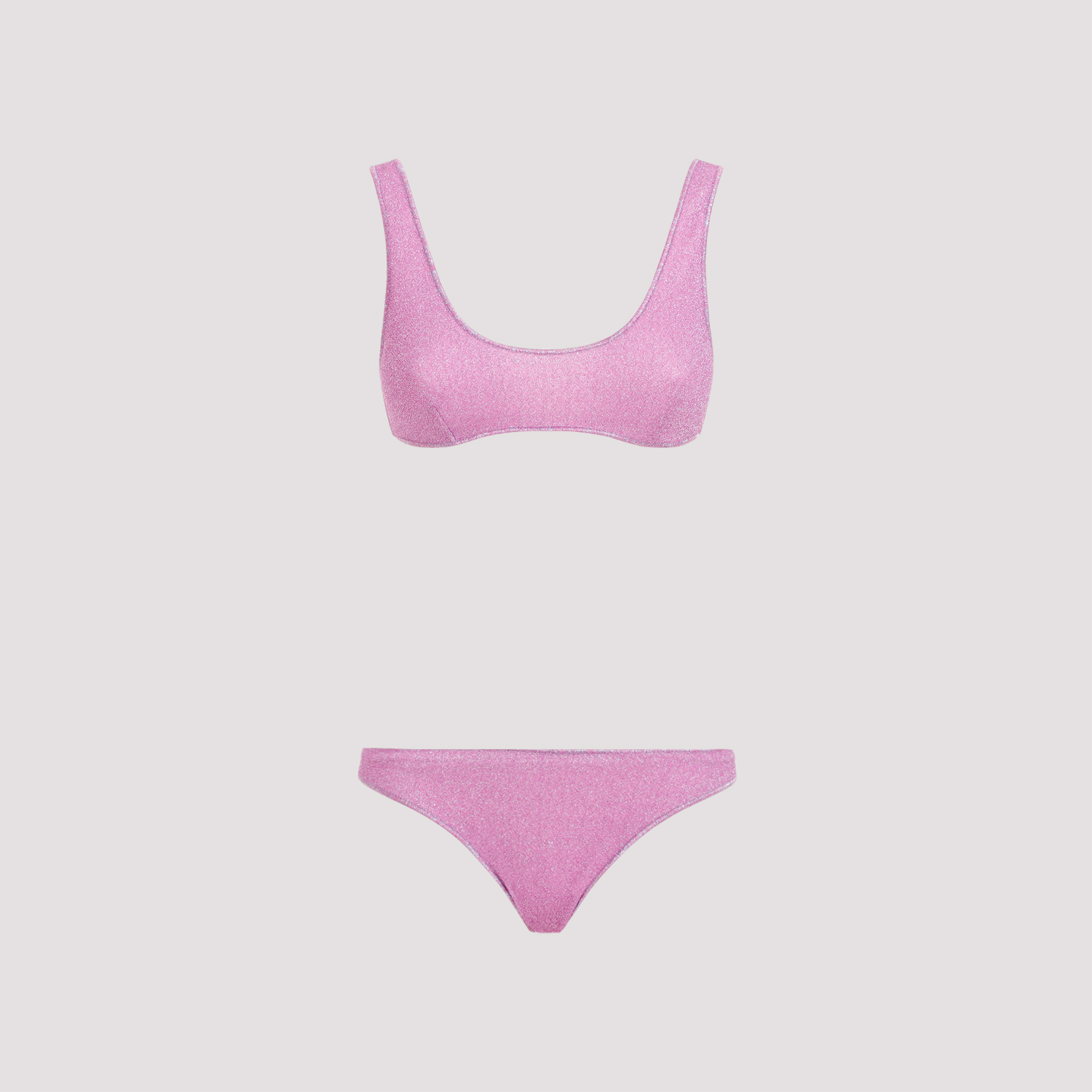 ビキニ OSEREE SWIMWEAR LUMIERE SPORTY TWO PIECE Oseree: Lumiere Knotted Two Piece Bikini (LKS227T-DKF