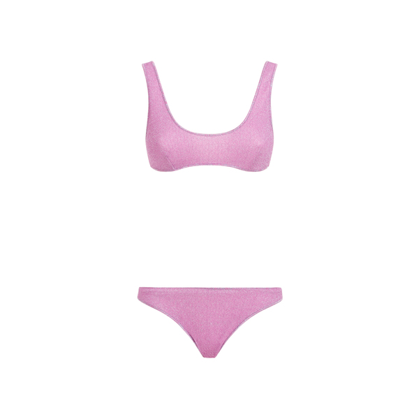 OSEREE SWIMWEAR Lumiere Sporty Two Piece - Pink/Purple/Lime