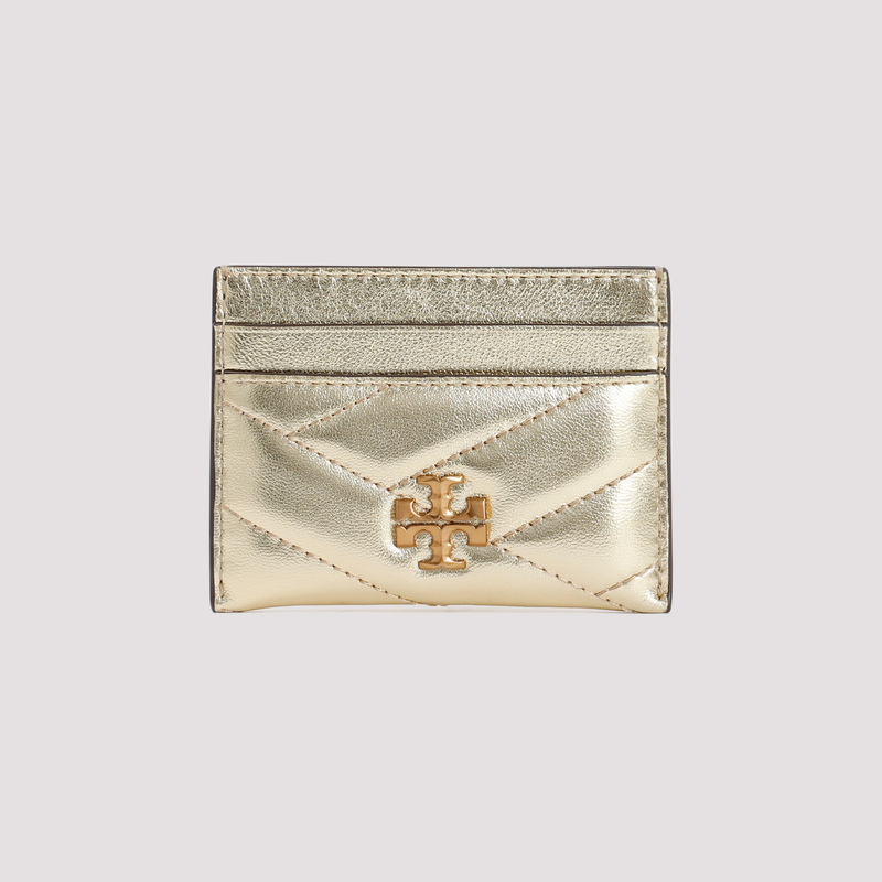 ☆☆Tory Burch☆☆ 24SS Kira Chevron Gold Logo Card Wallet 1 Tory Burch Kira Chevron Card Case - Gold | Garmentory