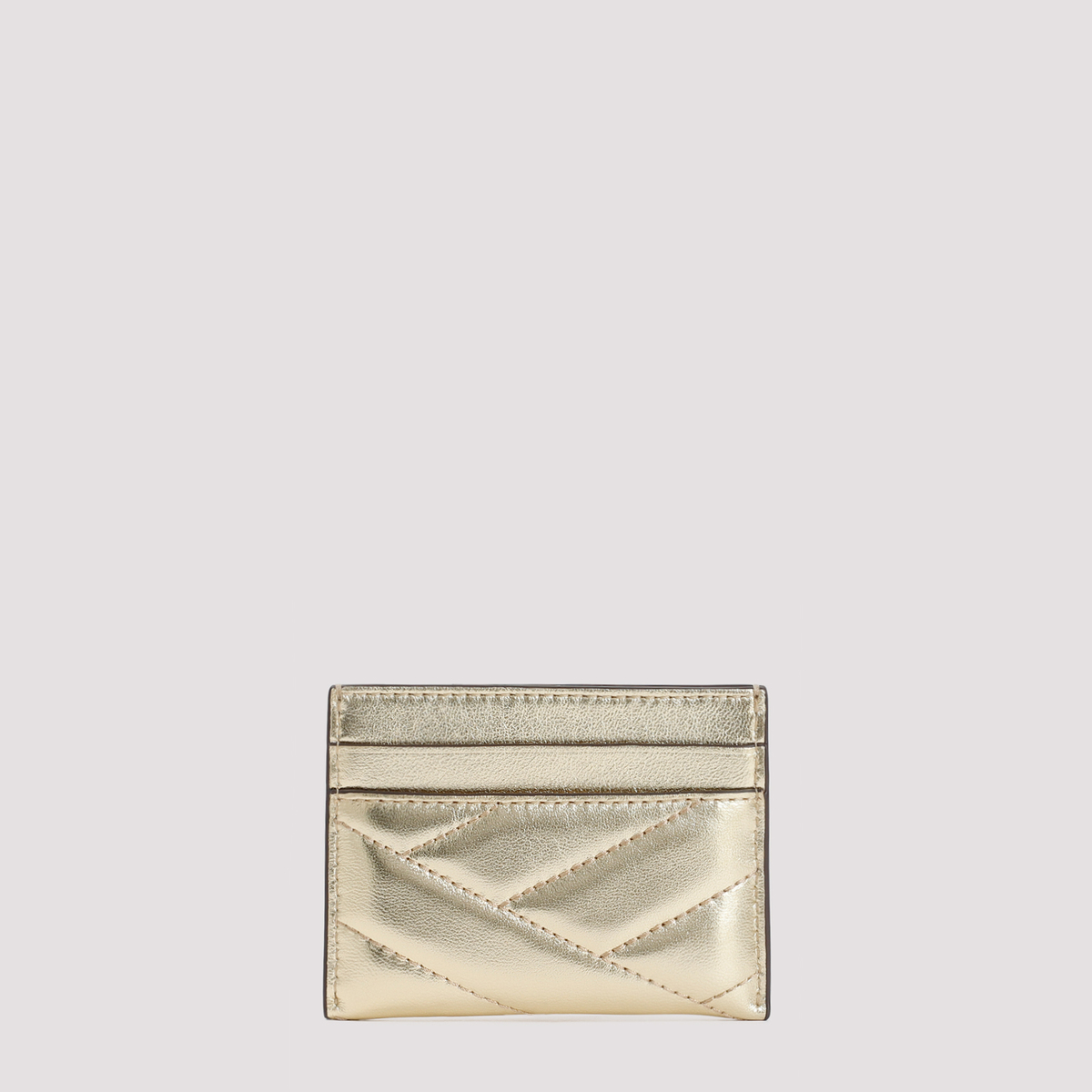 ☆☆Tory Burch☆☆ 24SS Kira Chevron Gold Logo Card Wallet 1 Tory Burch Kira Chevron Card Case - Gold | Garmentory