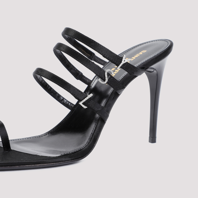 Saint Laurent Jerry 95 Sandals - Nero | Garmentory