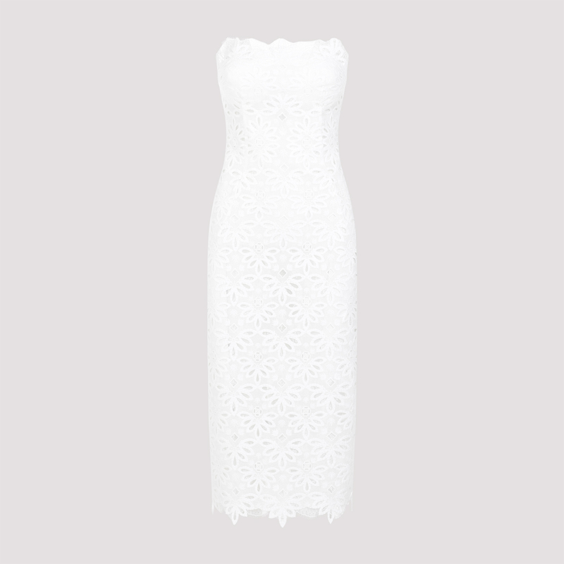 Ermanno Scervino Lace Midi Dress - Snow White | Garmentory Ermanno Scervino Lace Midi Dress - Snow White | Garmentory