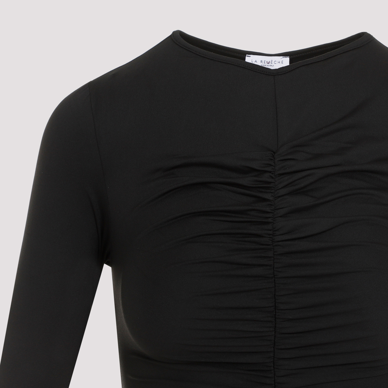 オールインワン・サロペット La Reveche Lillibet Black Polyamide Mini Dress Lillibet Dress Black | La Revêche