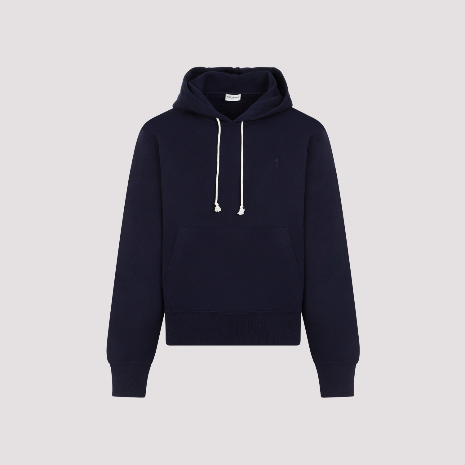 【Saint Laurent】marine cotton hoodie Saint-Laurent-Cotton-Hoodie-