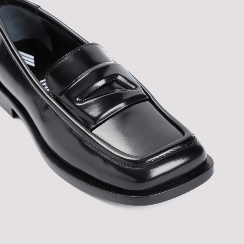 The Attico Amanda Loafers - 100 BLACK | Garmentory