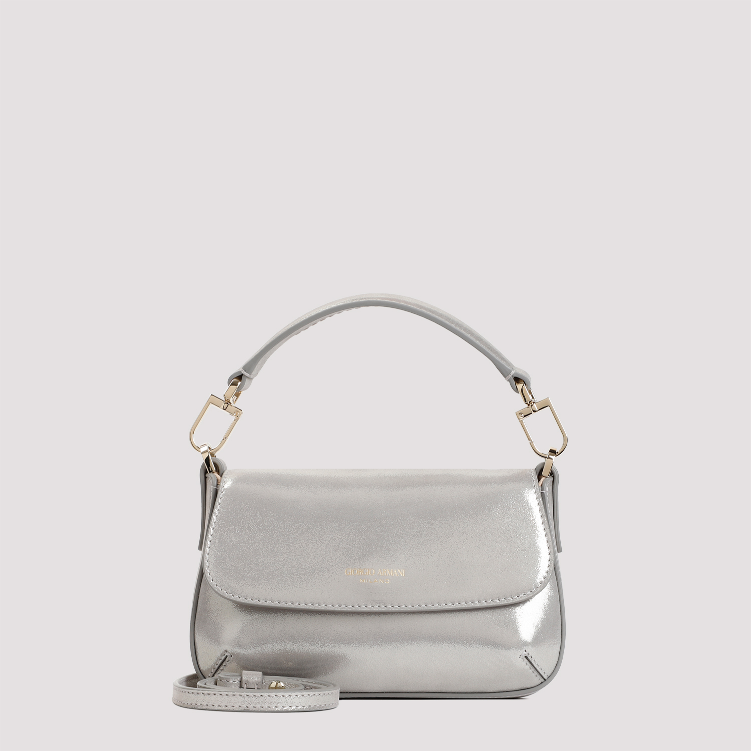 【GIORGIO ARMANI】 Calf Leather Shoulder Bag Giorgio Armani Calf leather shoulder bag with top handles