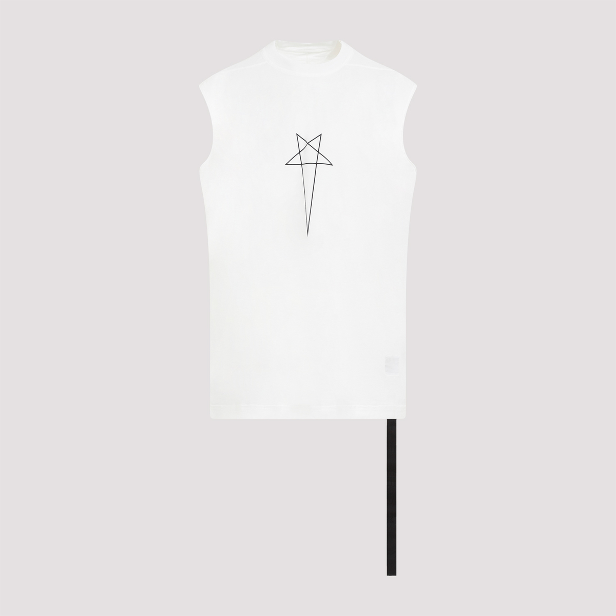 Rick Owens Drkshdw Tarp T T-shirt - Milk/Black | Garmentory