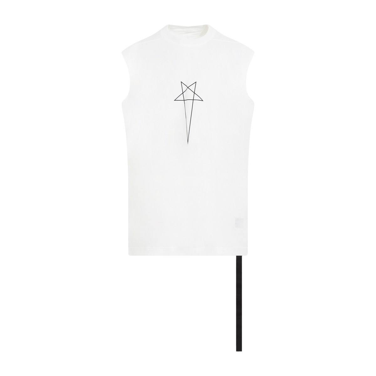 Rick Owens Drkshdw Tarp T T-shirt - Milk/Black | Garmentory