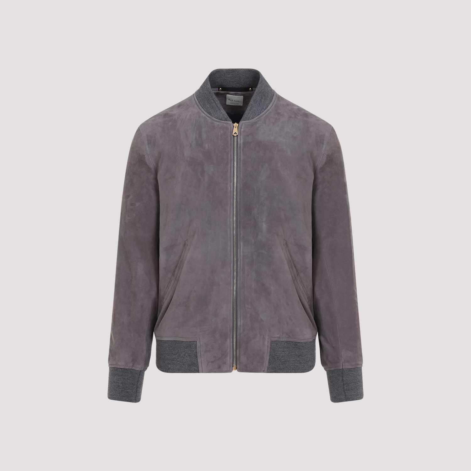 Paul Smith Regular Fit Suede Bomber Jacket