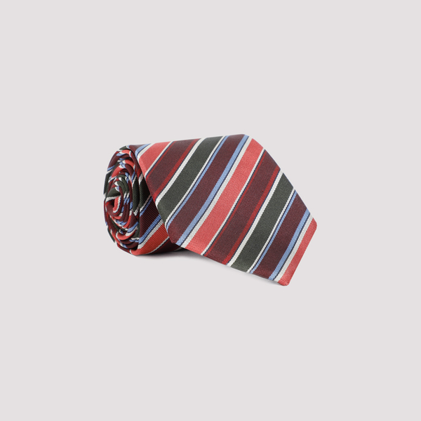 Cravate Paul Smith MAINLINE En Soie 100% – Rayures Marine Et Bleu – Lame De 6 Cm – Fabriquée En Italie – Neuf Avec étiquettes