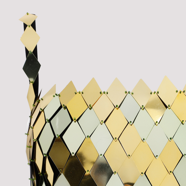 The Attico Rue Mini Dress - Gold | Garmentory