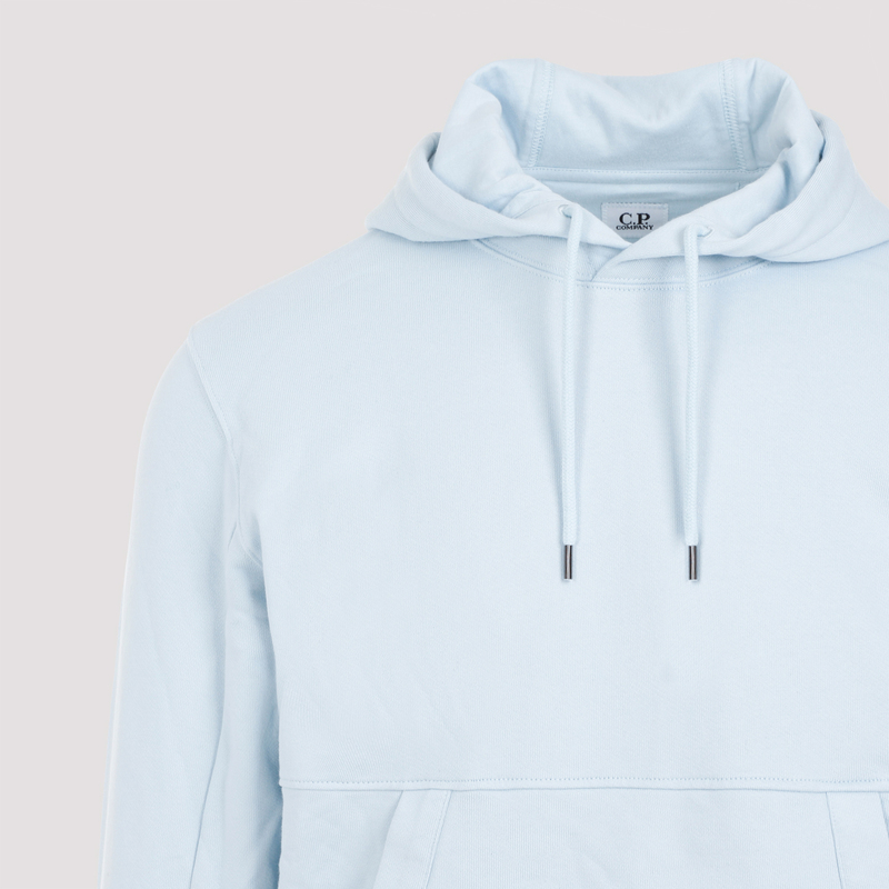 CP Company Cotton Hoodie - Starlight Blue | Garmentory CP Company Cotton Hoodie - Starlight Blue | Garmentory