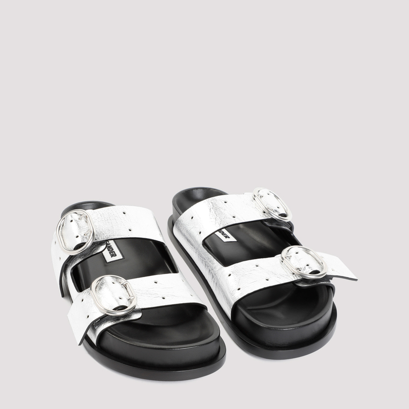 サンダル・ミュール JIL SANDER Women Sandals J15WP0090P5802042 Silver JIL SANDER | Silver Women's Sandals | YOOX