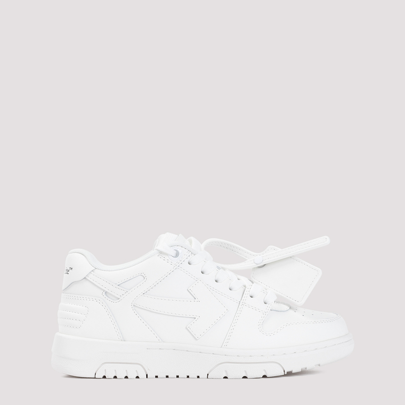 【25SS NEW】Off-White_women/ Out of Office レザースニーカー Out Of Office leather sneakers in multicoloured - Off White