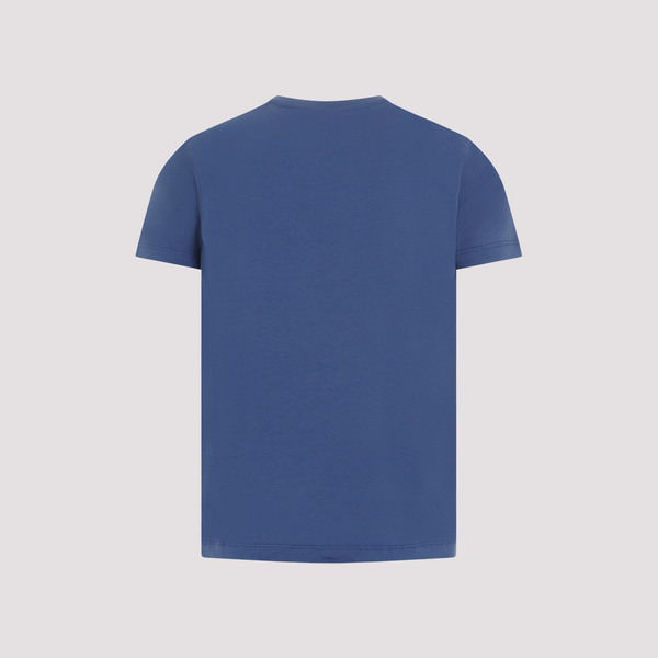 Vilebrequin T Shirt with logo - Blue | Garmentory