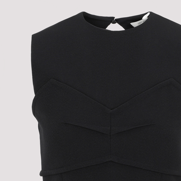 【送料&関税込】SportMax Black Stretch Polyester Mirto Dress Sportmax Etere Jersey Dress - Black – The Frankie Shop