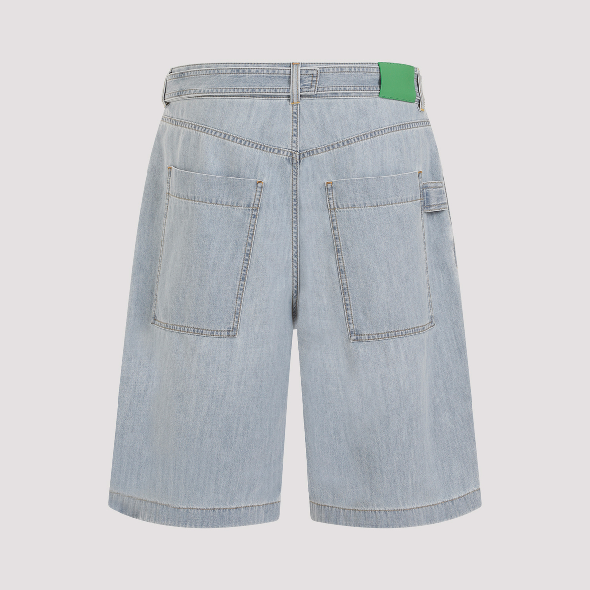 BOTTEGA VENETA Denim Shorts - Light Bleach Blue | Garmentory