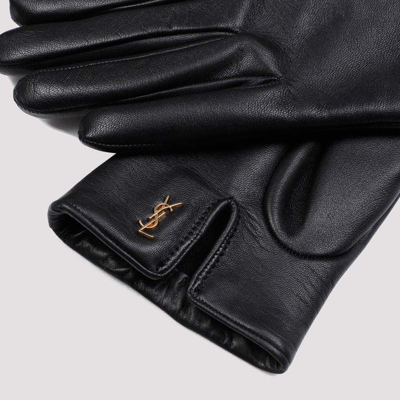 Saint Laurent Gloves - Black | Garmentory