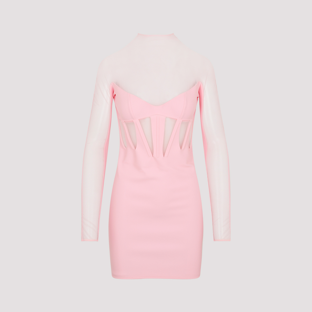 Mugler Mini Dress - pink | Garmentory Mugler Mini Dress - pink | Garmentory
