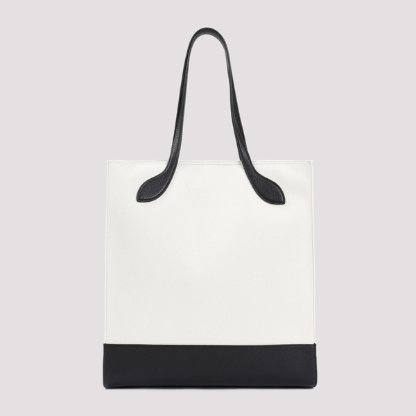BALLY Logo Shopping Bag - White/Black | Garmentory