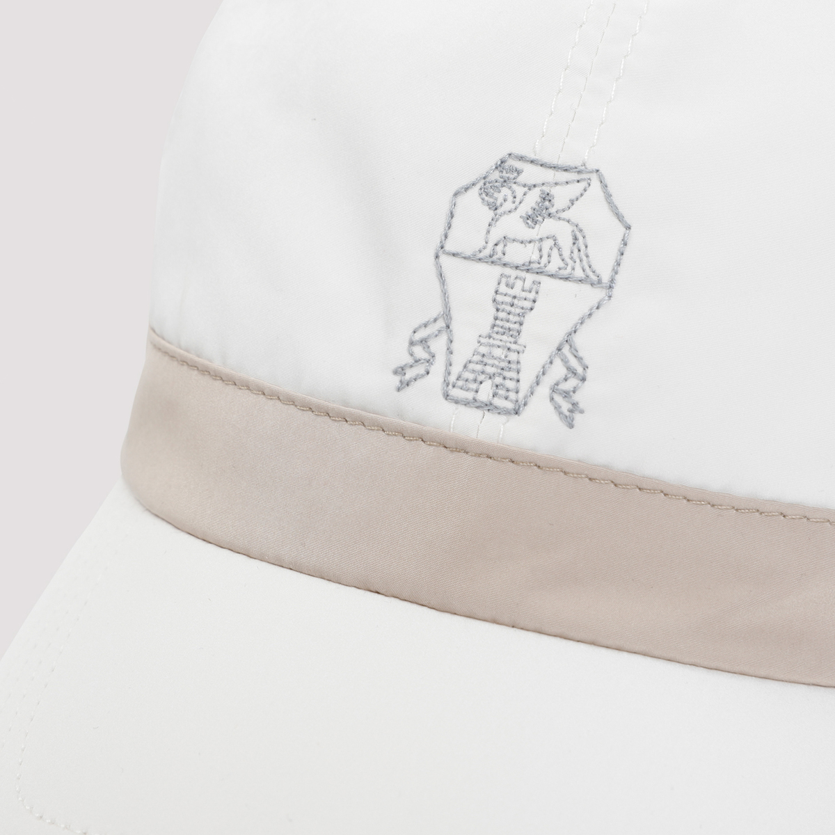 【関税&送料込】Brunello Cucinelli Cappello Baseball In Pell Brunello Cucinelli Baseball Cap - Ivory | Garmentory