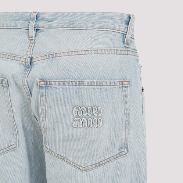 MIU MIU Cotton Jeans - Light Blue | Garmentory