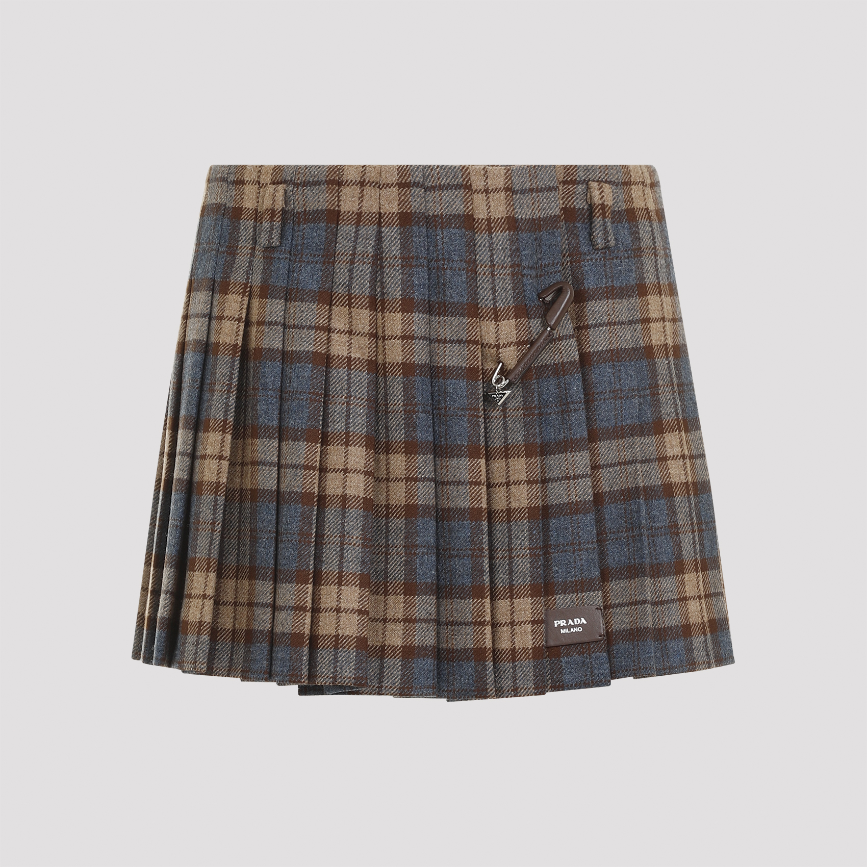 Prada Wool Mini Skirt - TABACCO | Garmentory