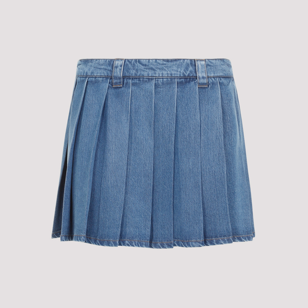 【送関込】MiuMiu☆prince of wales pleated skirt Buy Miu Miu Multicolour Prince of Wales Check Midi Skirt in