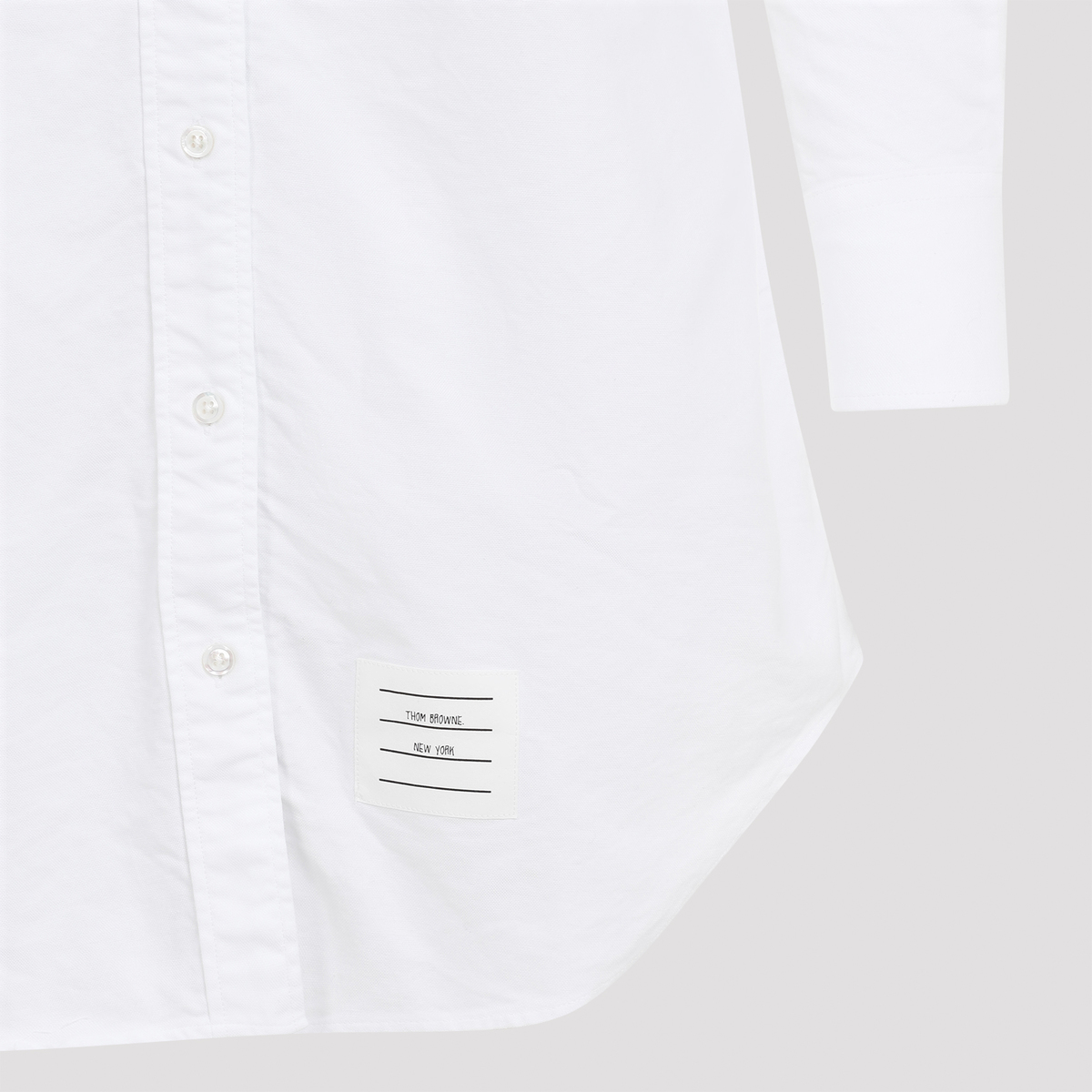Thom Browne Thigh Length Point Collar Shirtdress | Garmentory