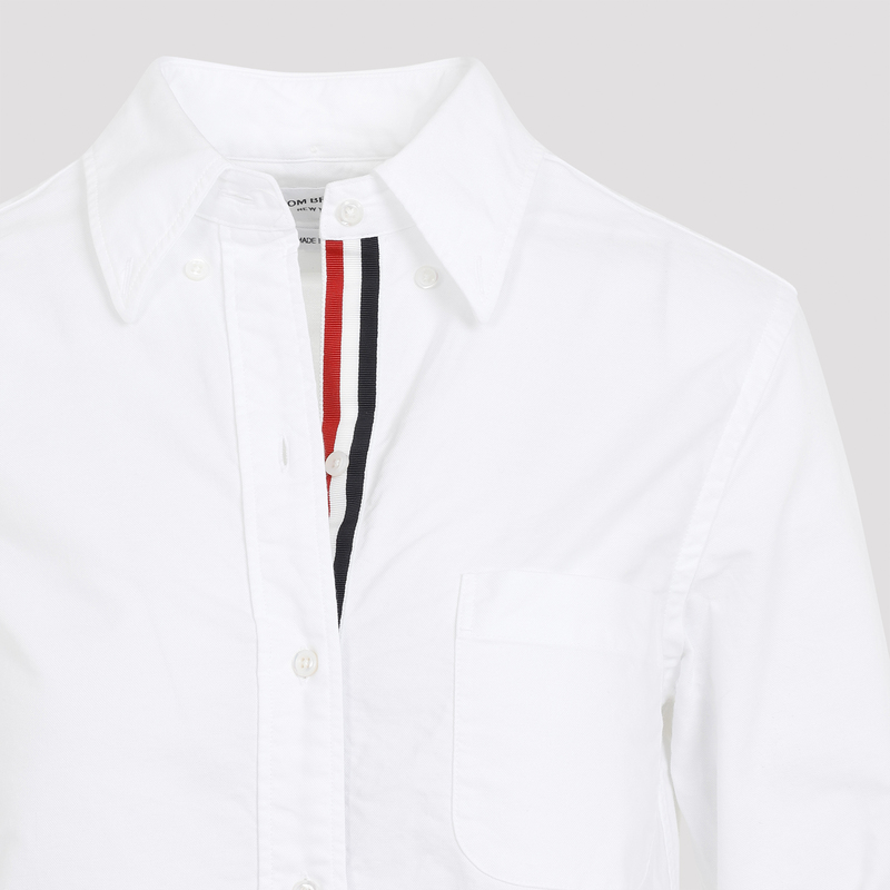 Thom Browne Thigh Length Point Collar Shirtdress | Garmentory