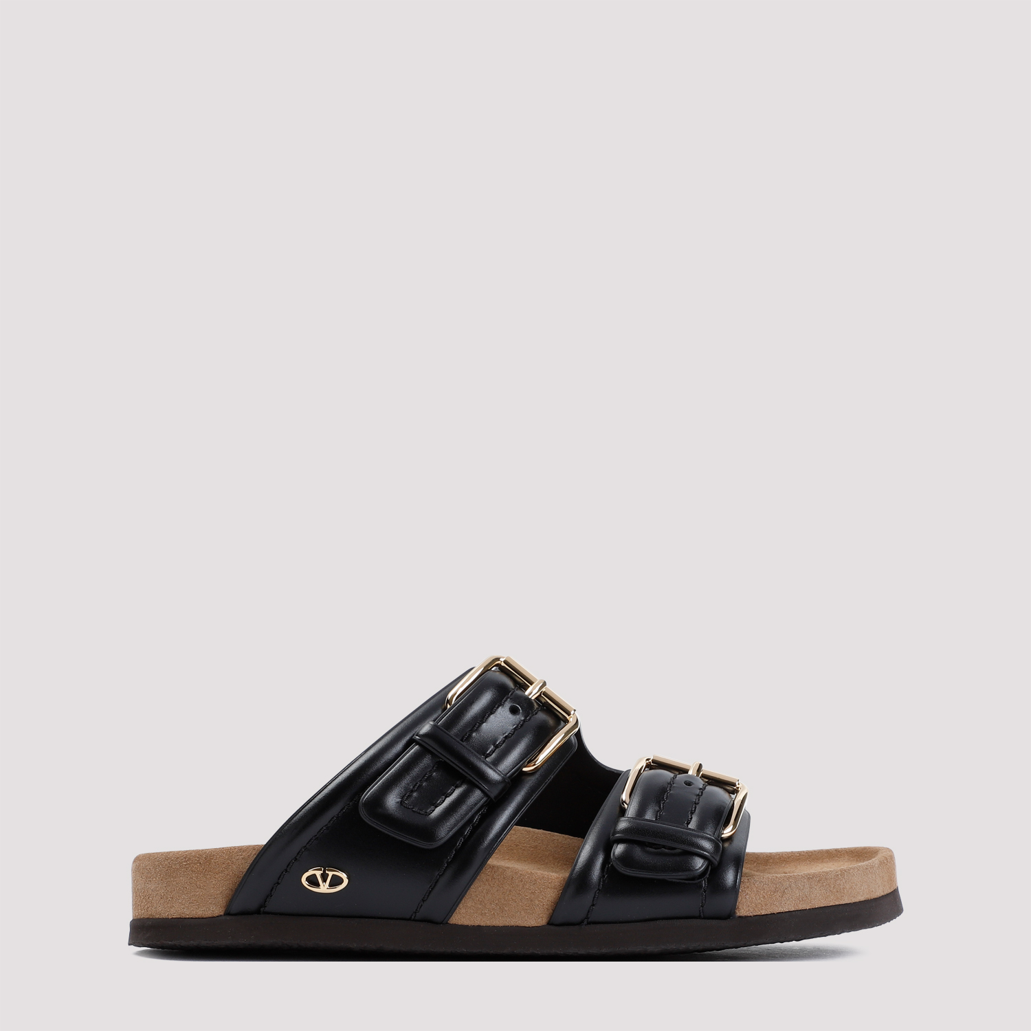 Valentino Garavani Fussfriend Slide Sandals - Nero Sigaro