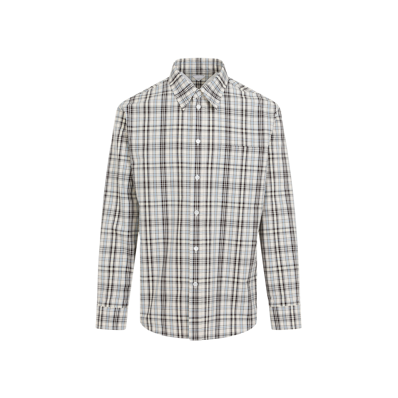 Bottega Veneta Check Shirt - Chalk White | Garmentory