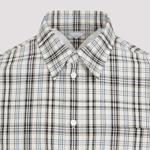 Bottega Veneta Check Shirt - Chalk White | Garmentory